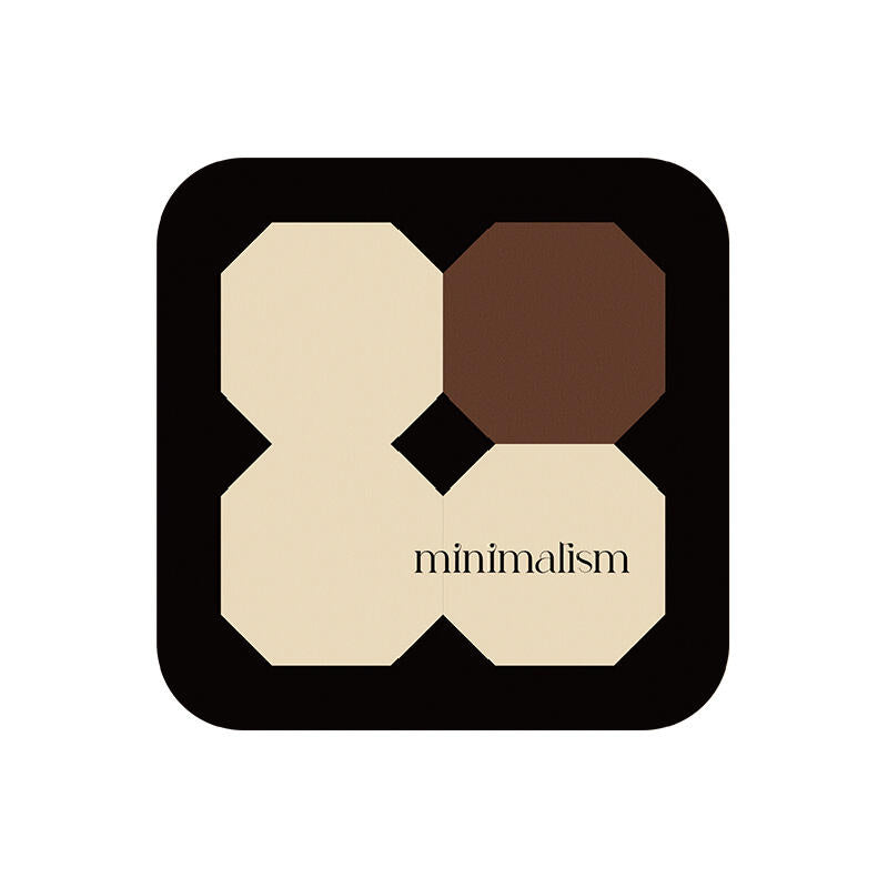 square minimalism brick coaster
