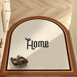 2color casual dot door mat