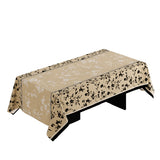 black moon light table cloth