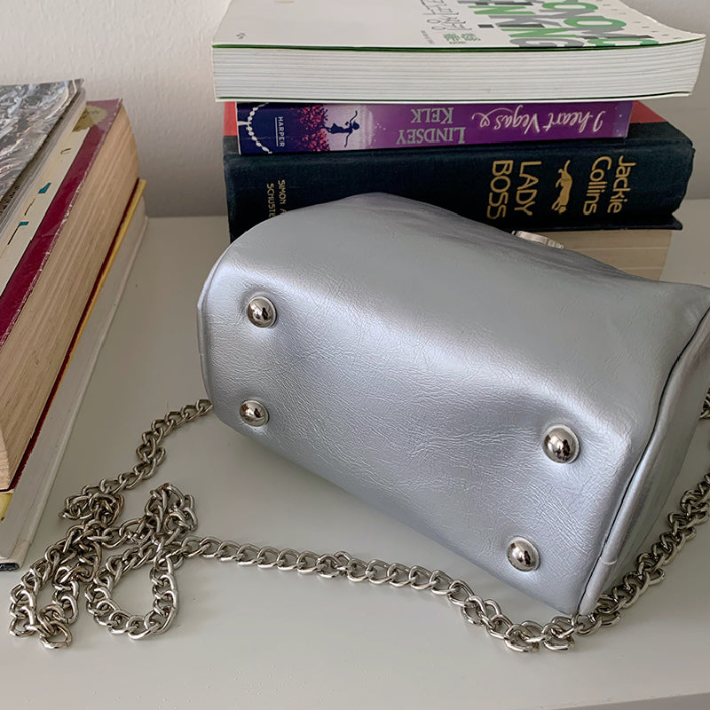 elegant compact shoulder bag