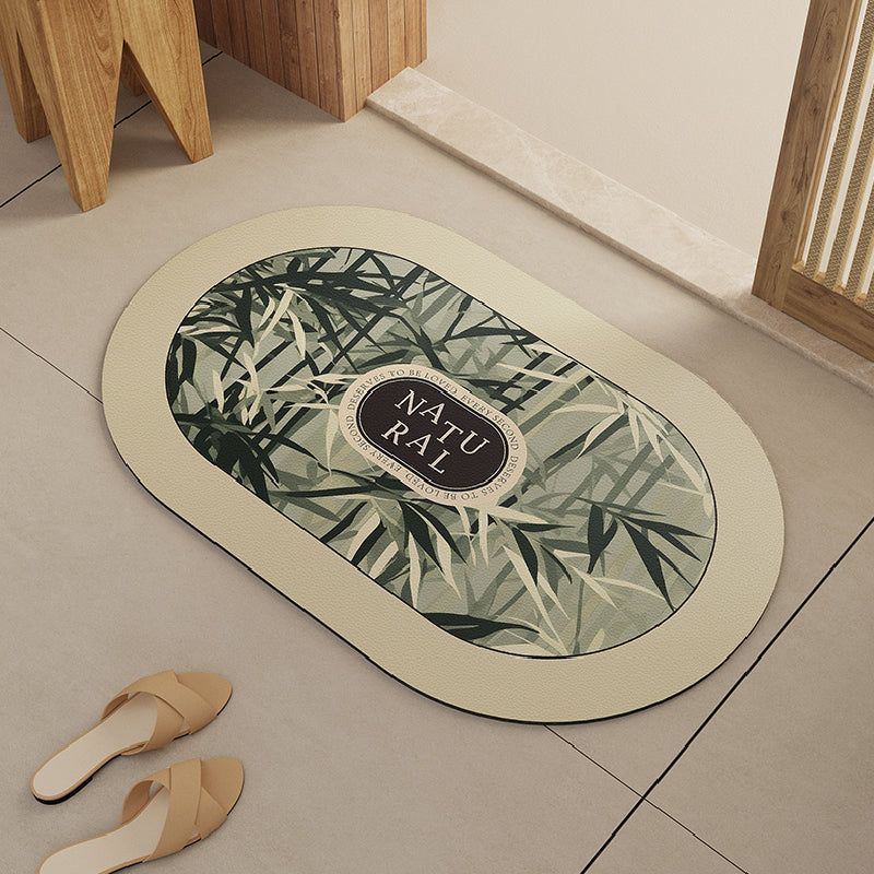 4design bamboo simple bath mat