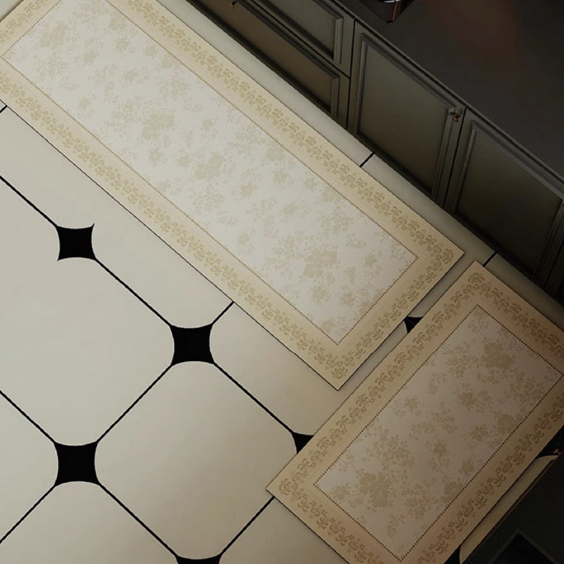 2design elegance flower kitchen mat