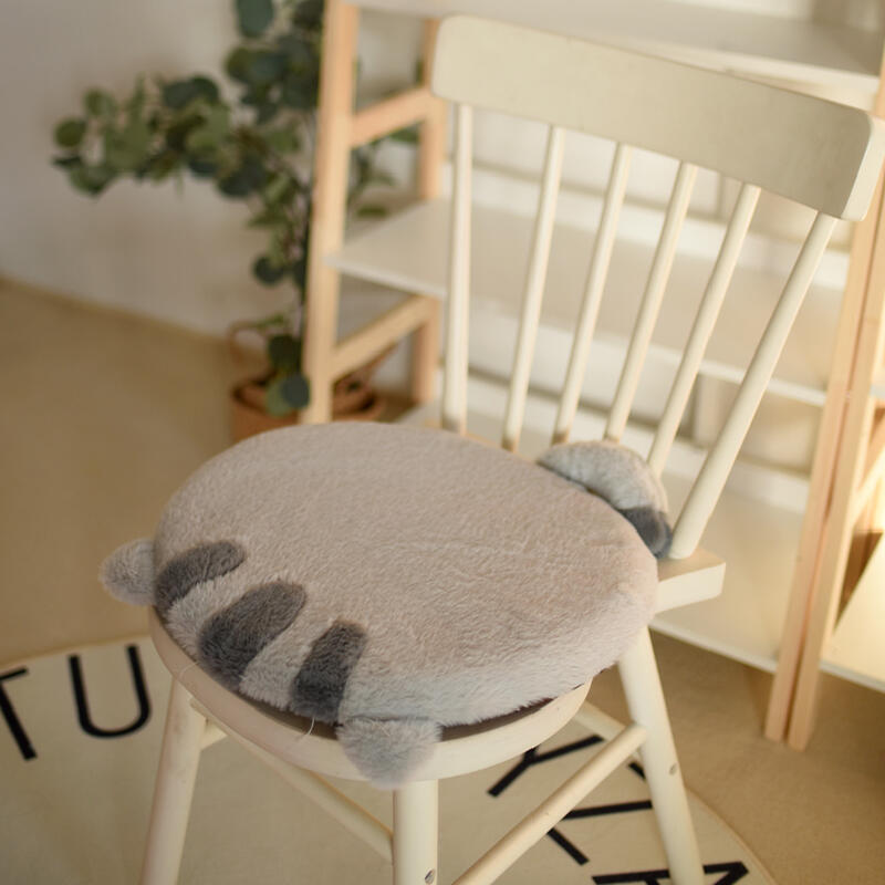 fluffy animal seat cushion