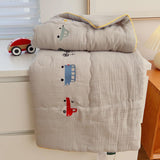 3color car embroidery kids cotton