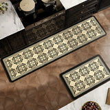 4design black morocco tile kitchen mat