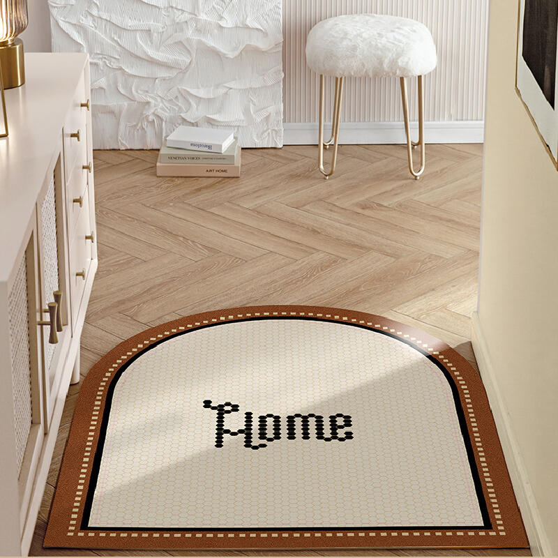 2color casual dot door mat