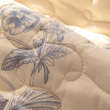 4design floral quilted cushion