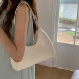 simple elegance leather handbag