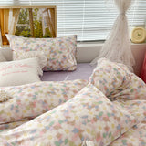 5design flower girly cotton bedlinen set
