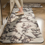 3design elegance marble kitchen mat