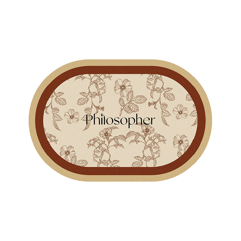 south french philosopher place mat