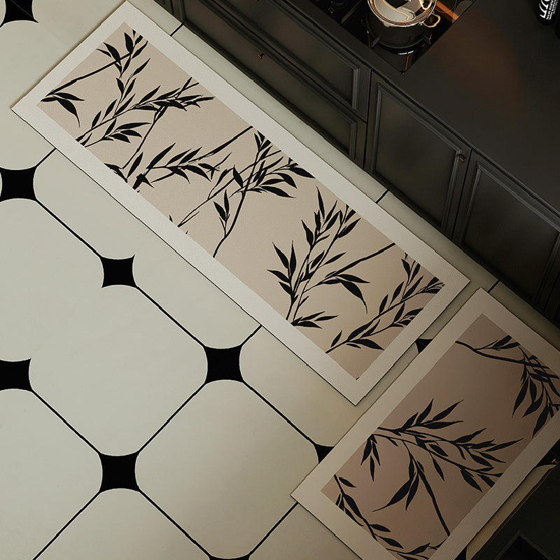 3design bamboo simple kitchen mat