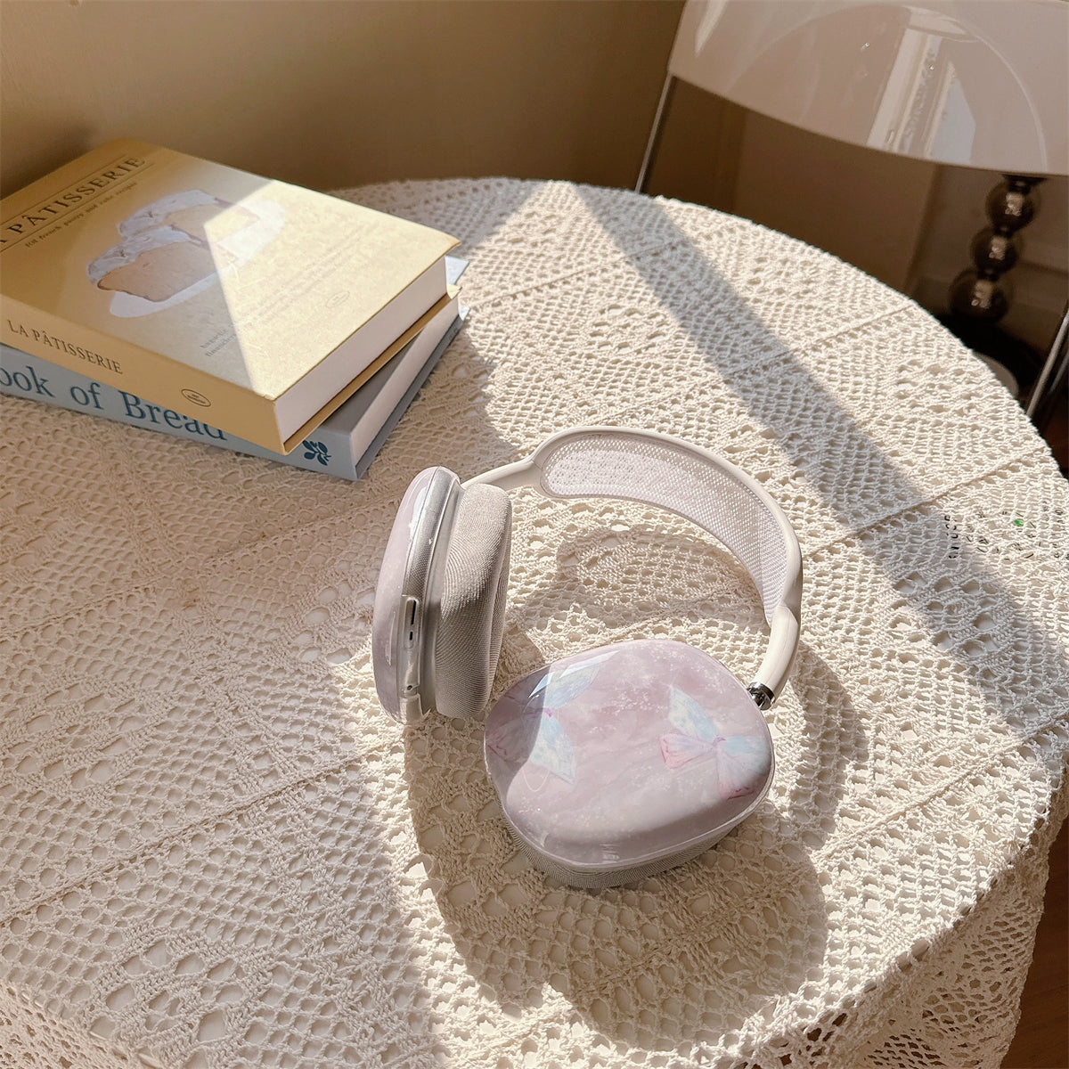 marble butterfly AirpodsMax cover