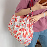 3design vivid floral tote bag