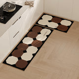 square minimalism brick kitchen mat