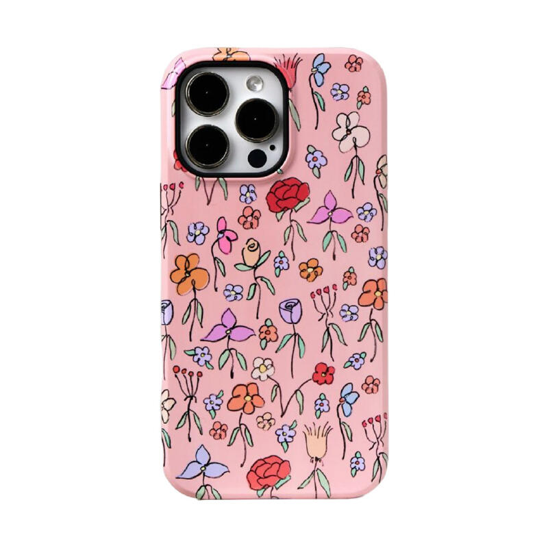 pink poo butterfly iPhone case