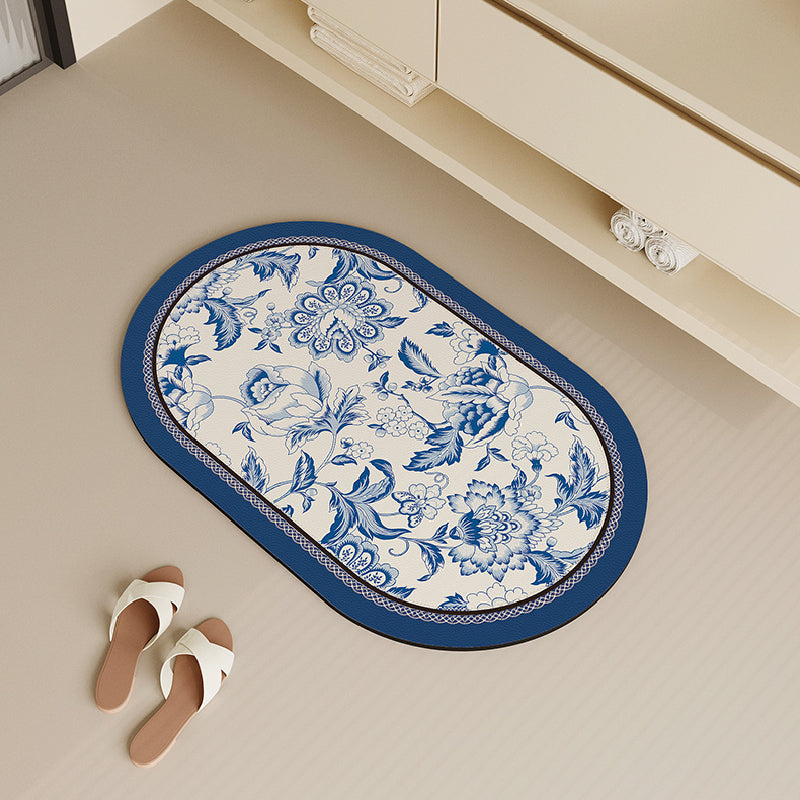 3design chic elegance flower bath mat