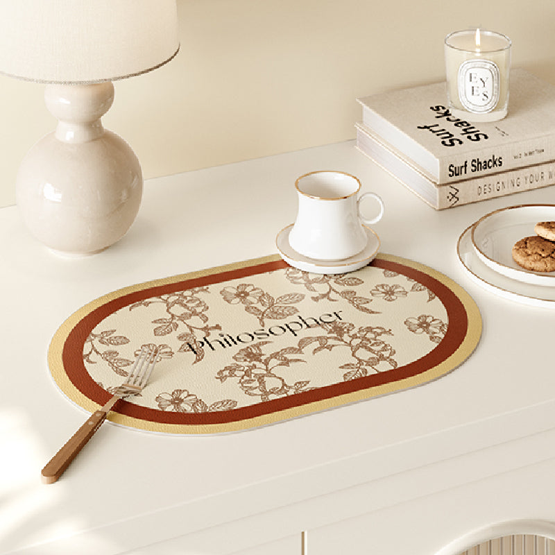 south french philosopher place mat