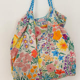 3design vivid floral tote bag