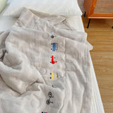 3color car embroidery kids cotton