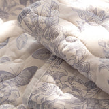 4design floral quilted cushion