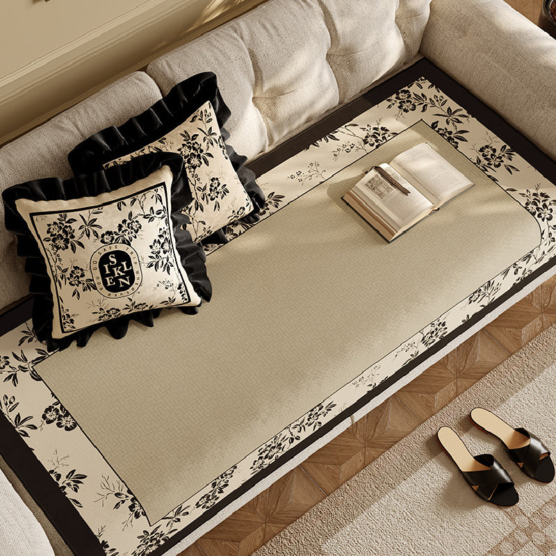 2design monotone floral sofa cover