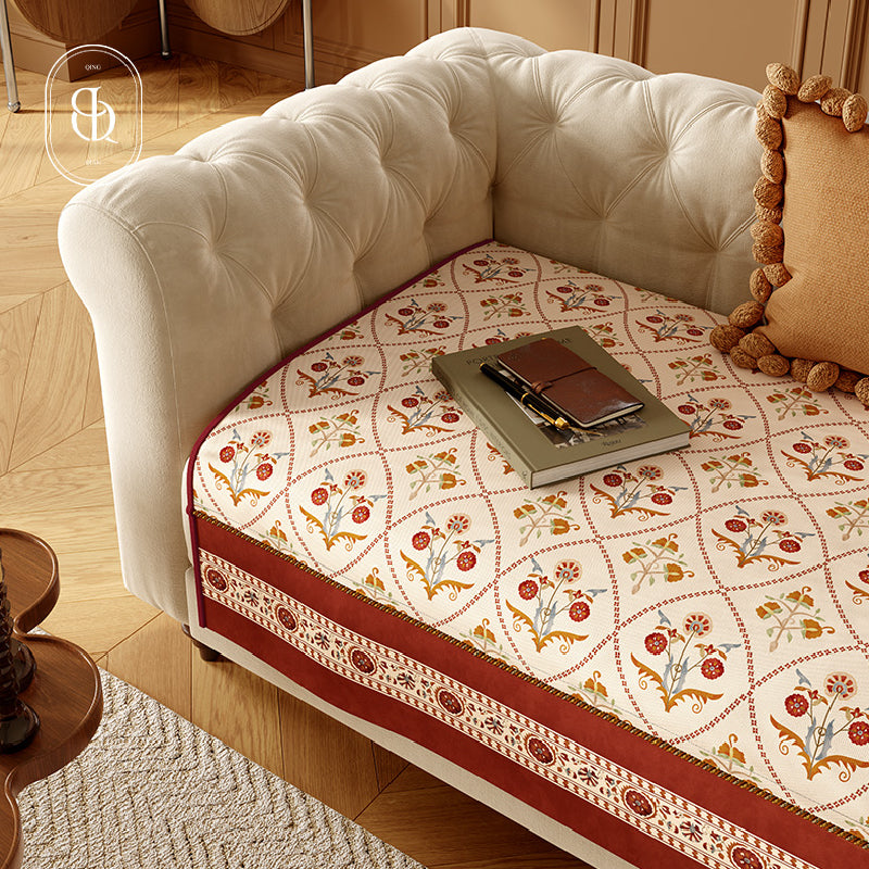 american floral sofa cover