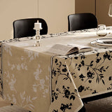 black moon light table cloth