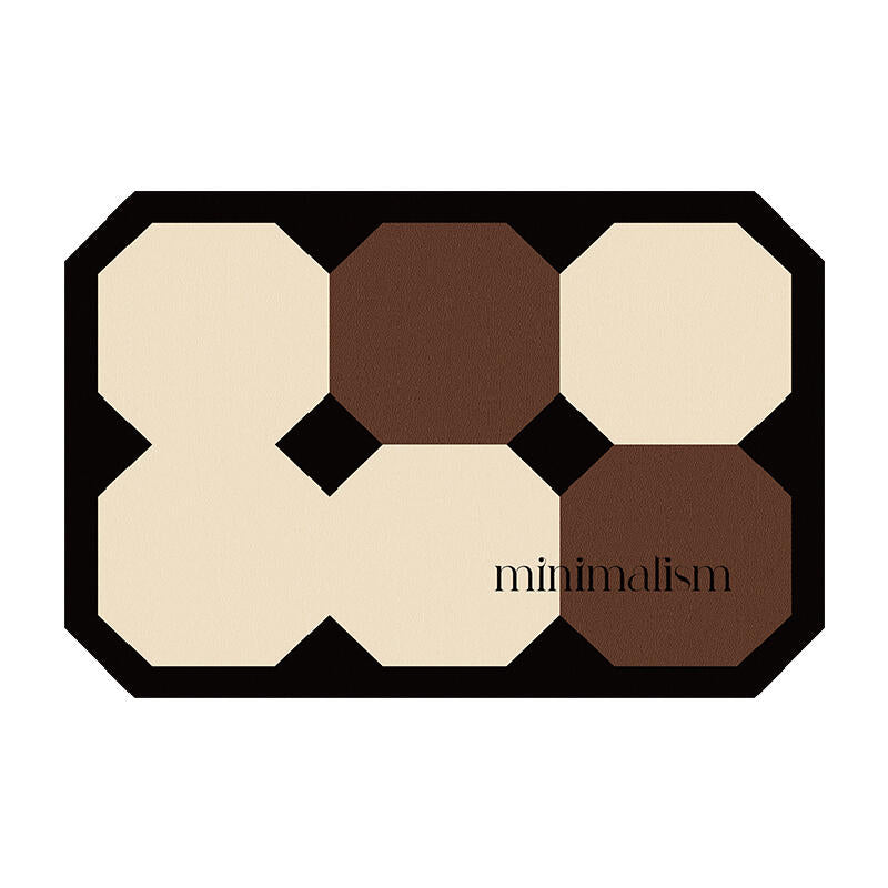 square minimalism brick place mat