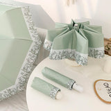 3type green flower uv parasol