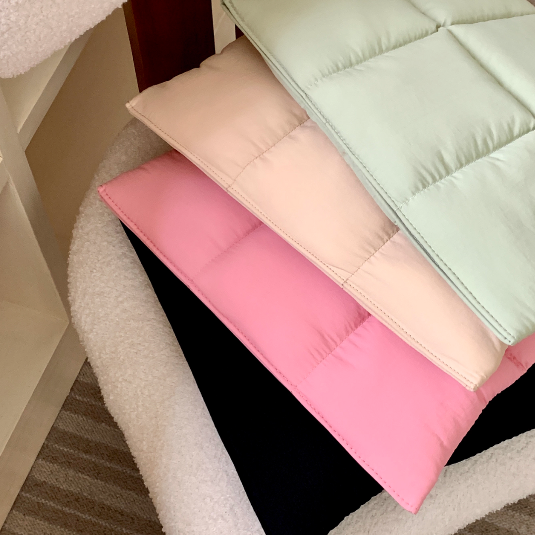 pastel pillow mac book bag (4color)