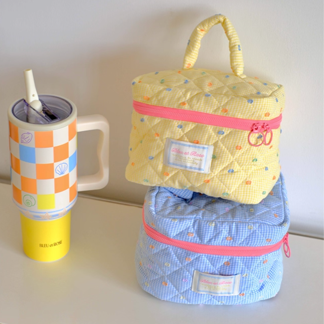 candy quilting bag travel pouch (2color)