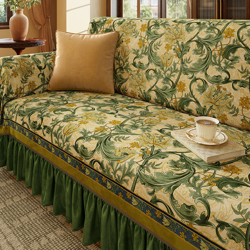 8design ethnic gorgeous flower sofa cover