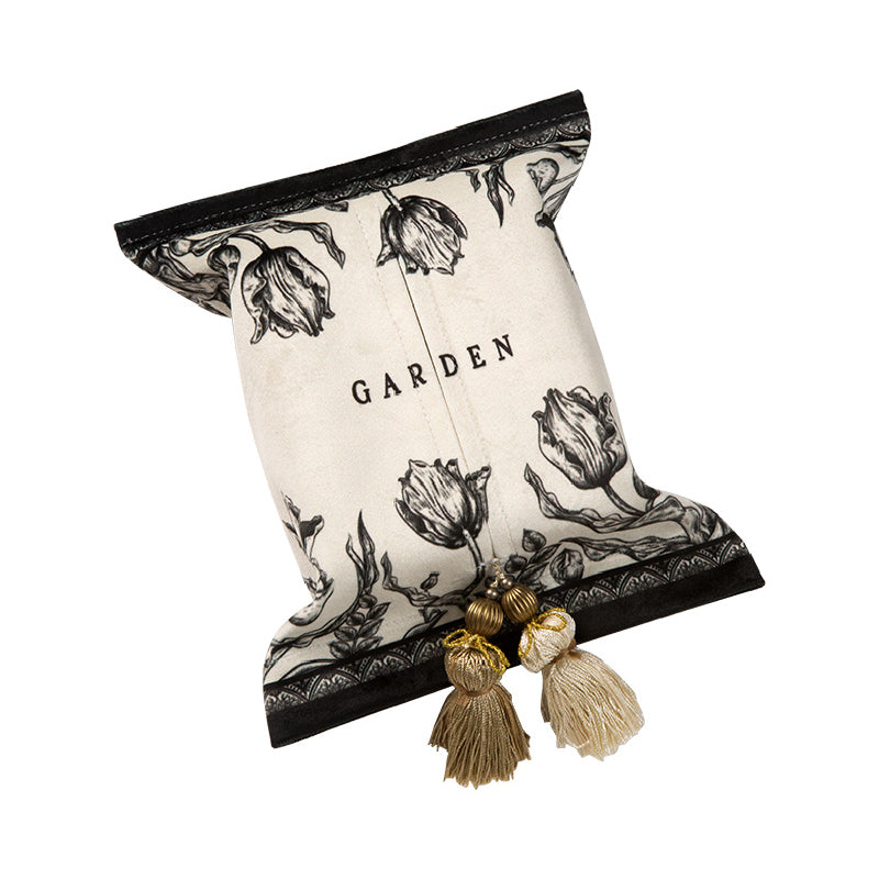 2design black bloom tulip  tissue case