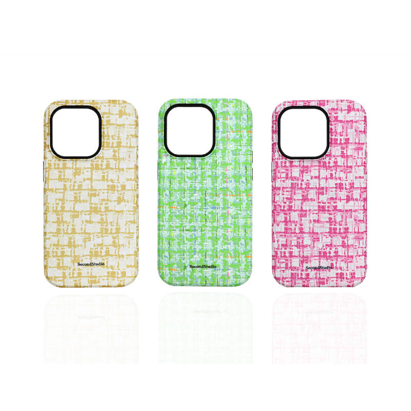 colorful tweed iPhone case