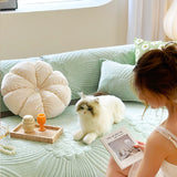 7color pastel quilting flower sofa cover