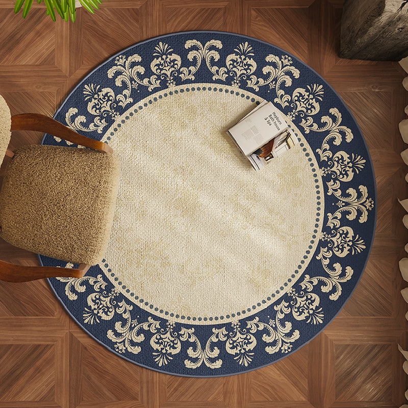 10design simple natural round carpet