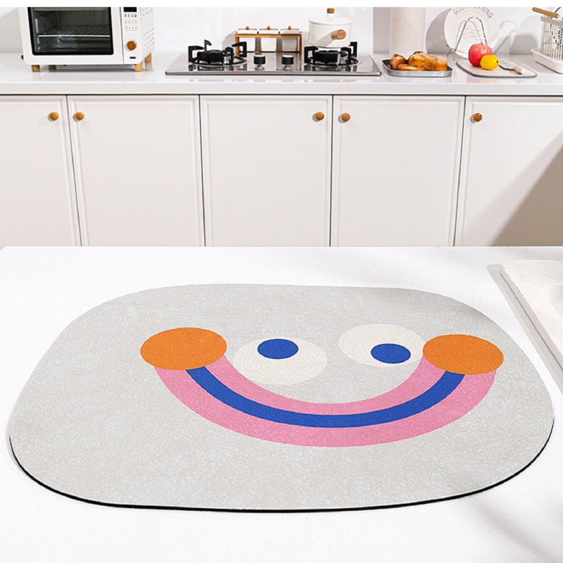 7design illustration cute sink mat