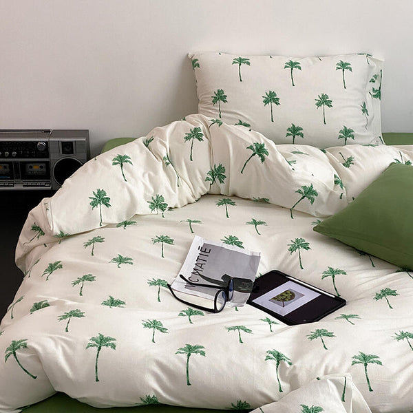 green woodland bedlinen set