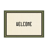 2color casual dot door mat