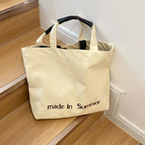 made in summer tote bag