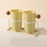 3color natural simple cutlery stand drainer