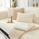 3color pastel simple stripe cushion