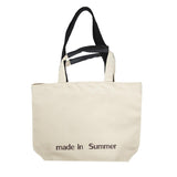 made in summer tote bag