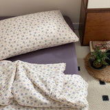 8design natural floral summer quilt