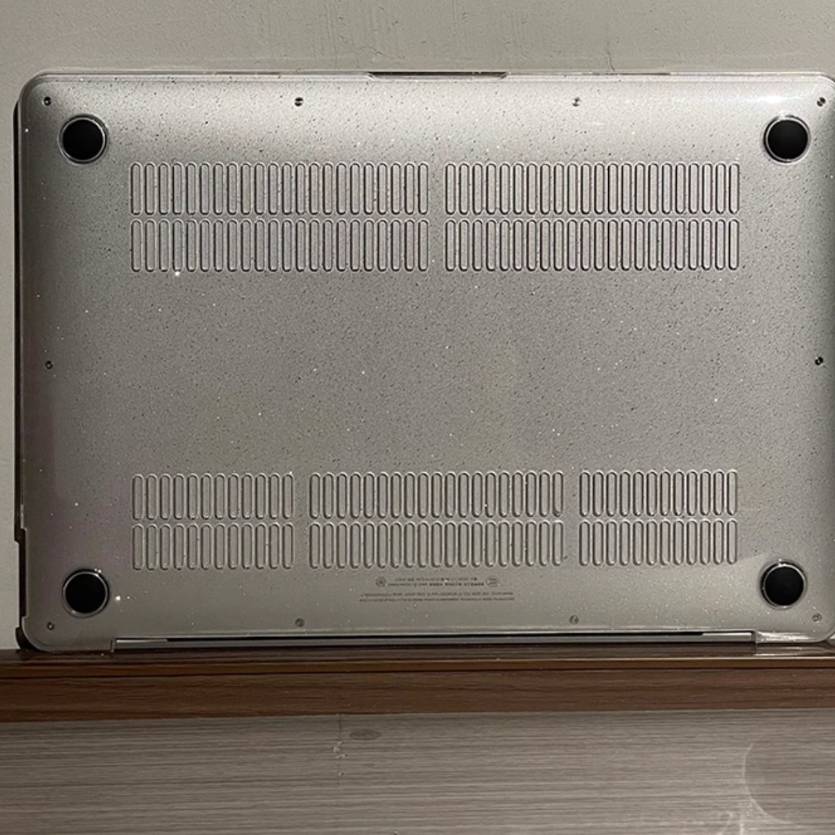 clear rose mac book case