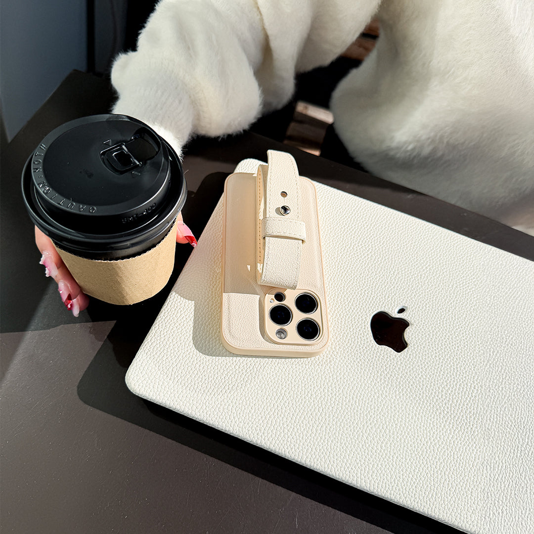 Classic Band Leather iphone Case