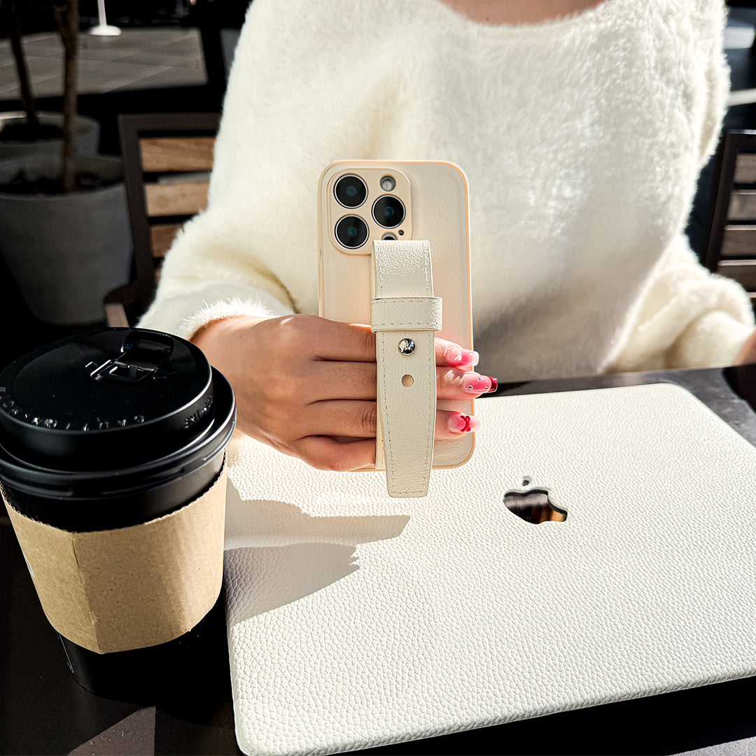 Classic Band Leather iphone Case