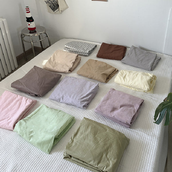 15design simple color mattress sheets