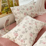 5design flower girly cotton bedlinen set